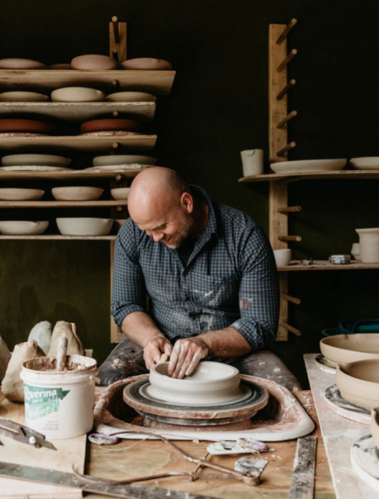 Third Generation Potter Sam Gordon’s Off-Grid Studio, On The Edge Of A National Park